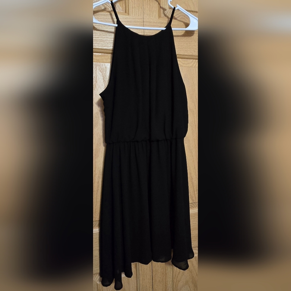 Lush Black Sleeveless Dress
